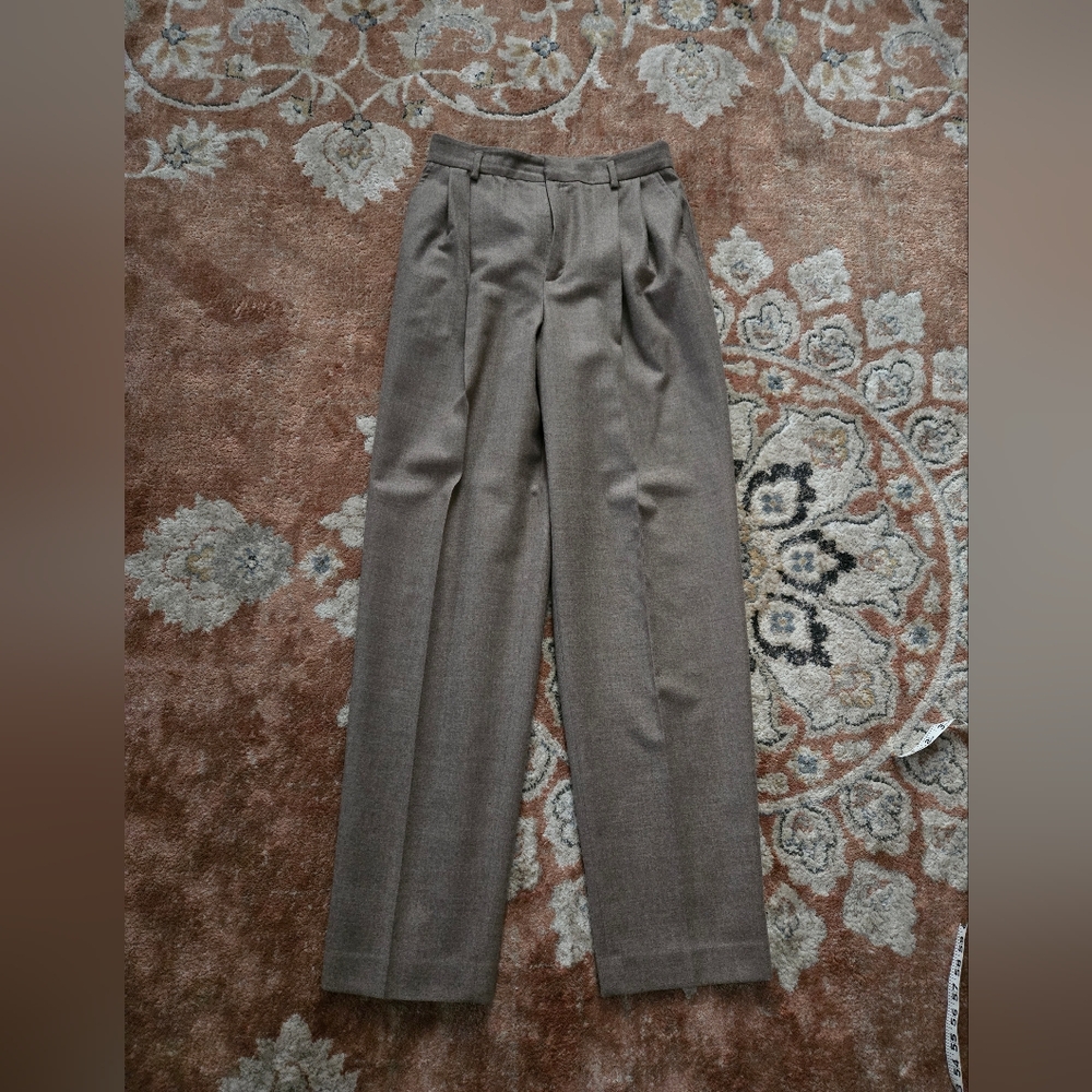 Vintage High waisted wool trousers